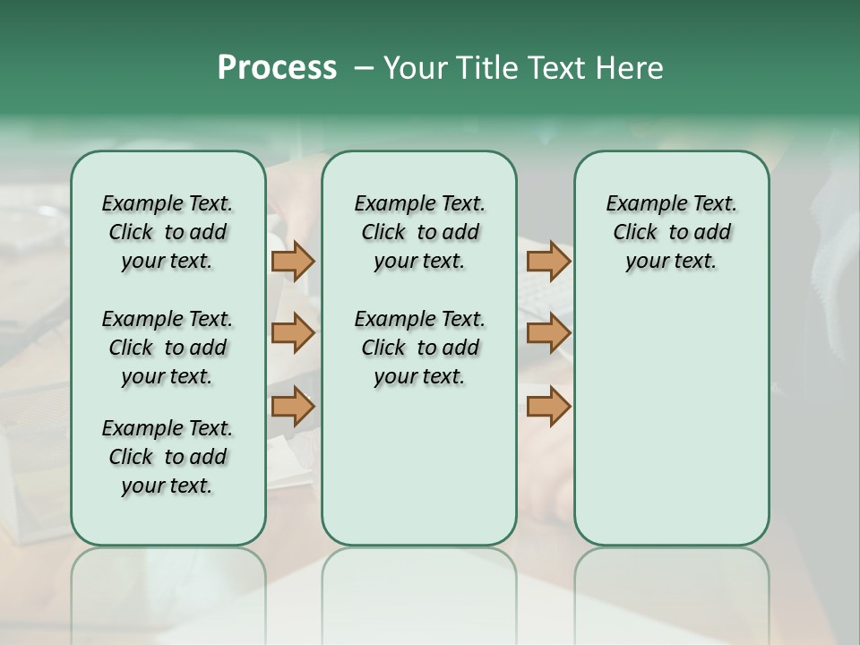 Man With Coffee Spilt On His Desk PowerPoint Template