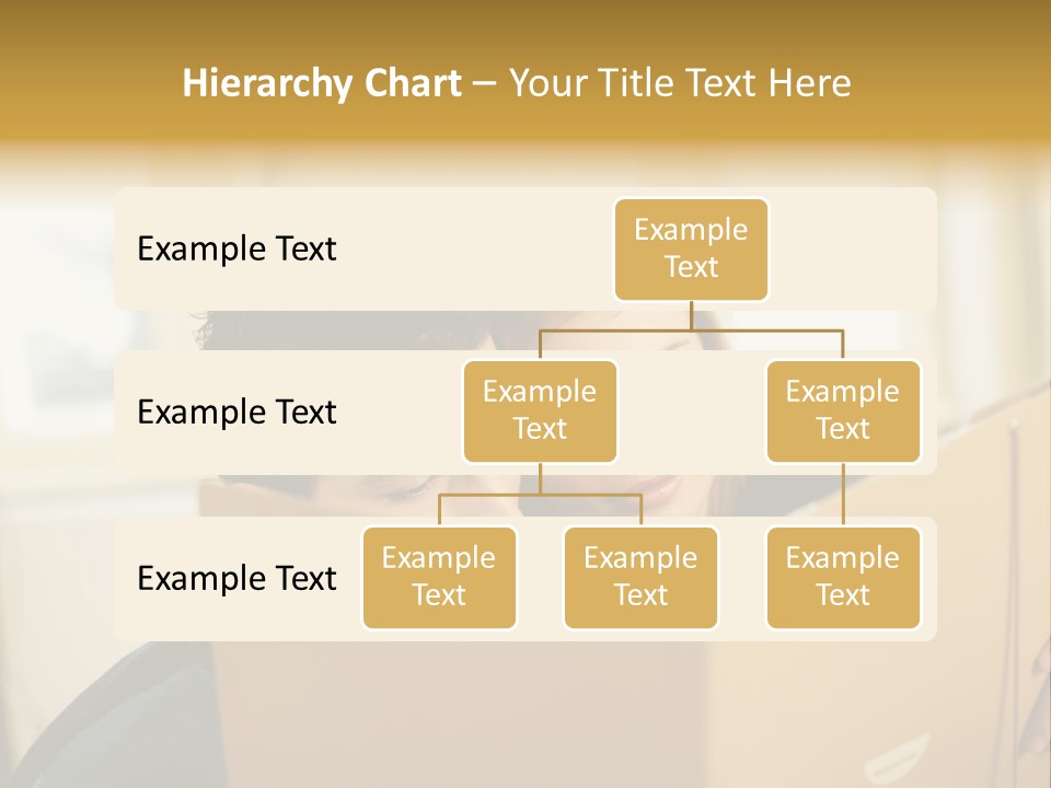Man And Woman Looking At Folder PowerPoint Template