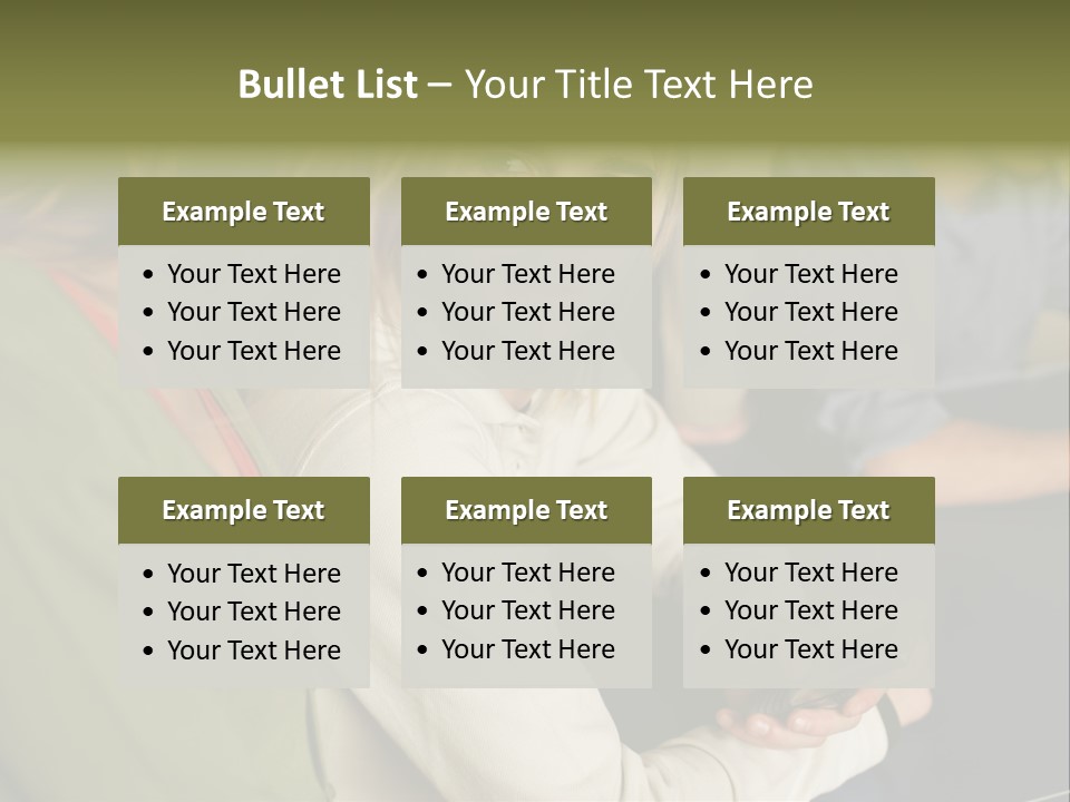 Man Holding Mobile Phone And Looking At Woman PowerPoint Template