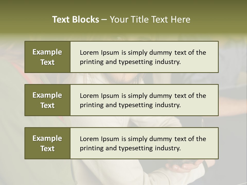 Man Holding Mobile Phone And Looking At Woman PowerPoint Template