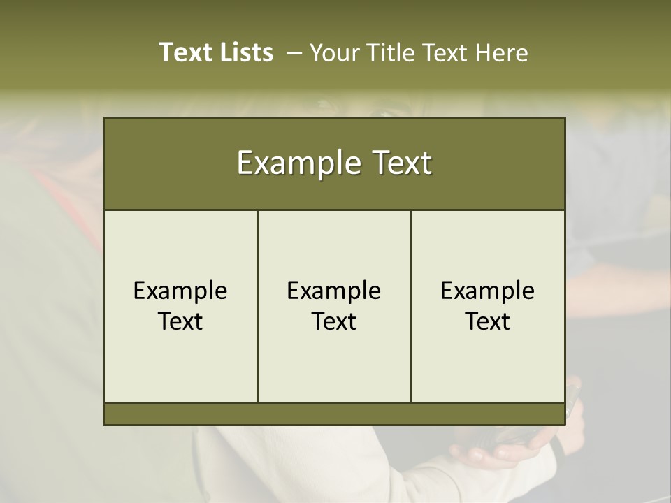 Man Holding Mobile Phone And Looking At Woman PowerPoint Template