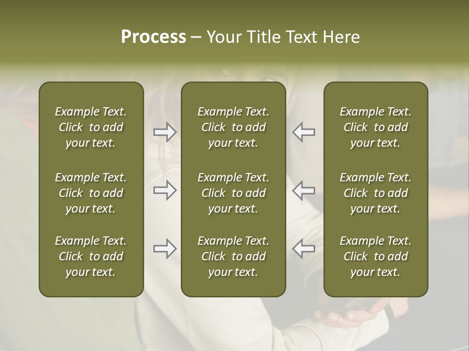 Man Holding Mobile Phone And Looking At Woman PowerPoint Template