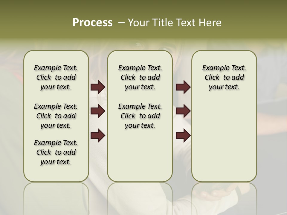 Man Holding Mobile Phone And Looking At Woman PowerPoint Template