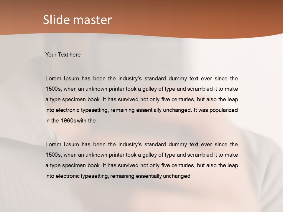 Man Holding Camera Phone PowerPoint Template