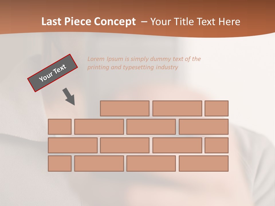 Man Holding Camera Phone PowerPoint Template