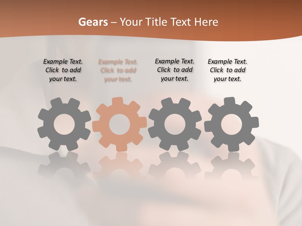 Man Holding Camera Phone PowerPoint Template