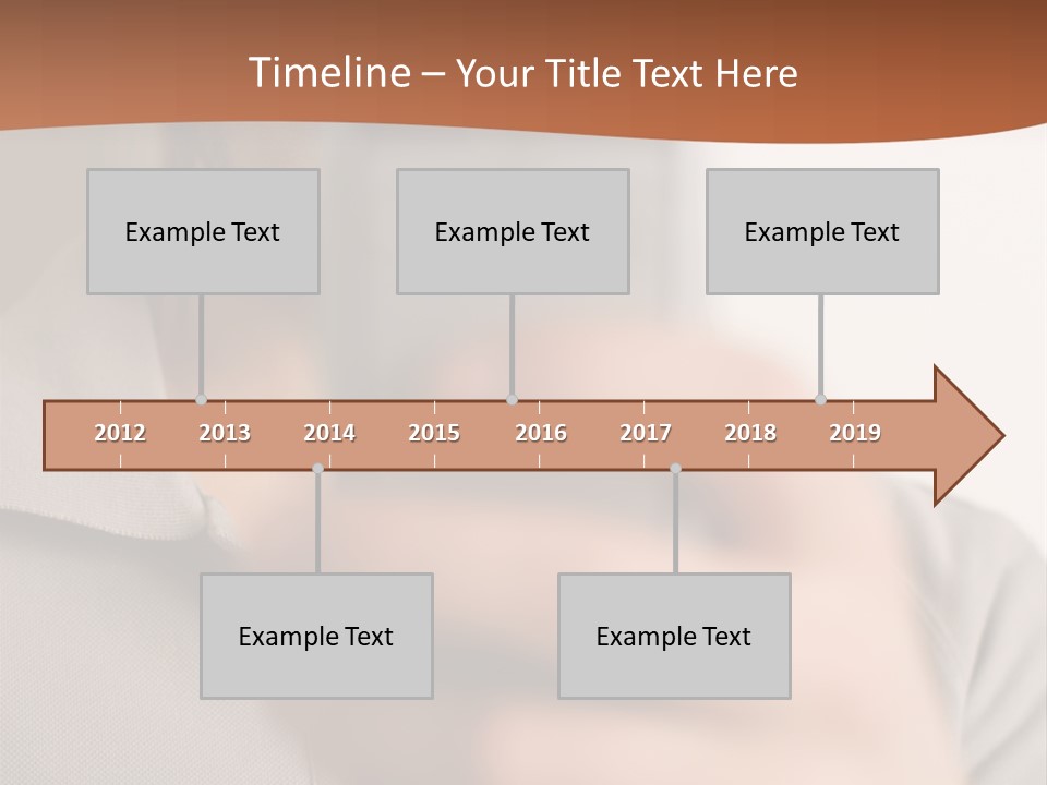 Man Holding Camera Phone PowerPoint Template