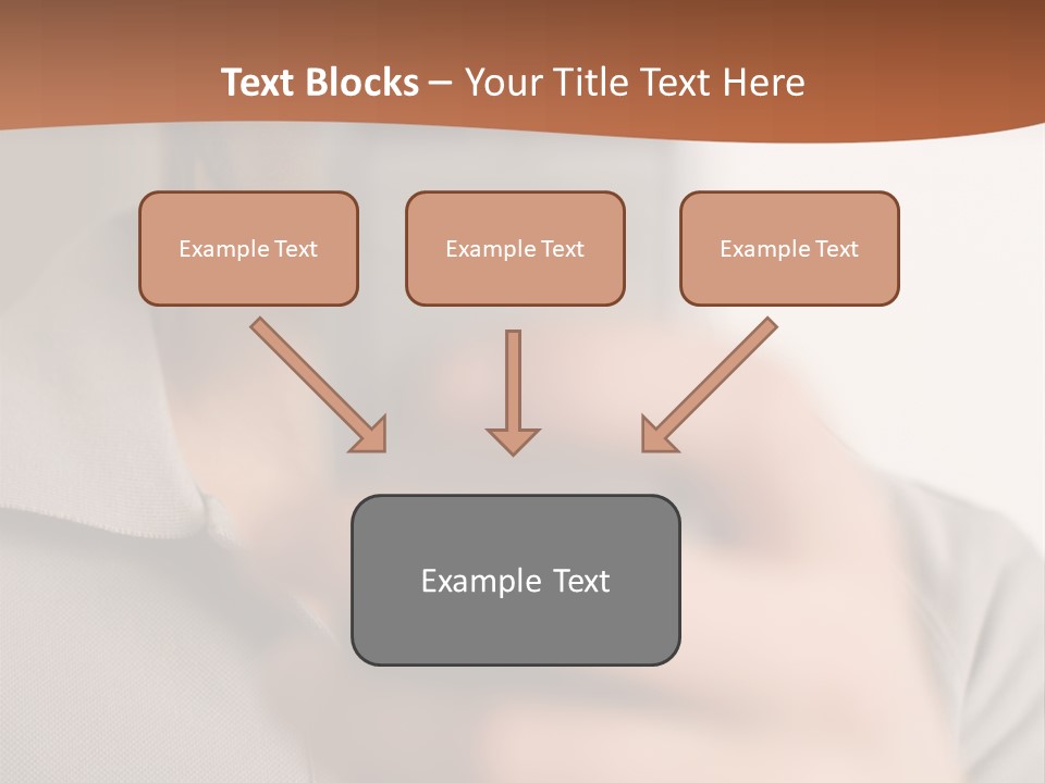 Man Holding Camera Phone PowerPoint Template