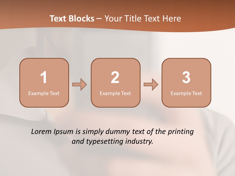 Man Holding Camera Phone PowerPoint Template