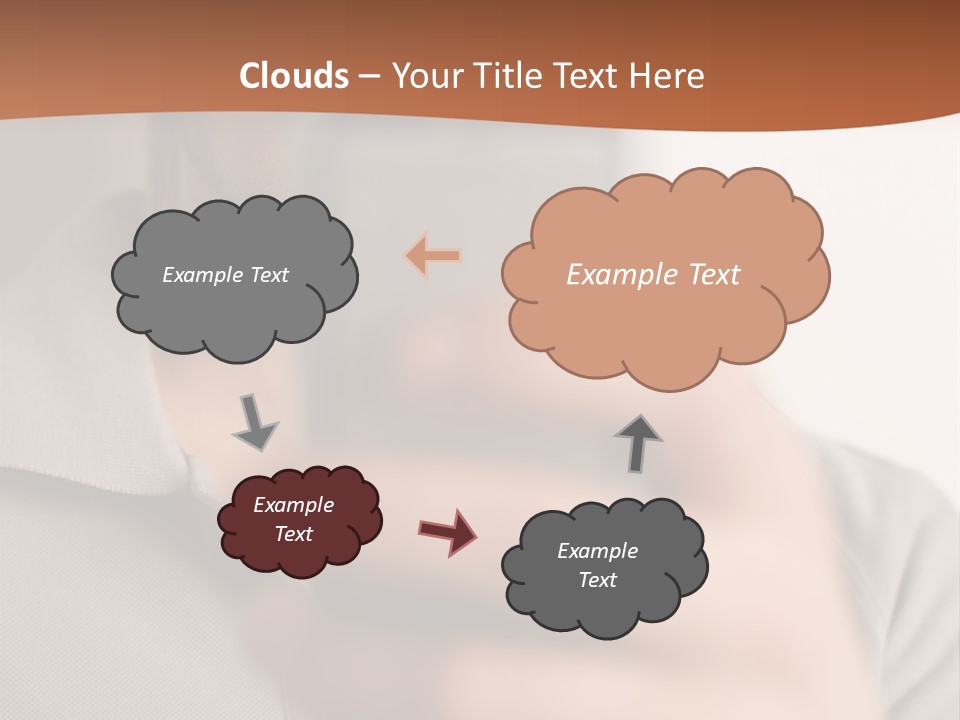 Man Holding Camera Phone PowerPoint Template