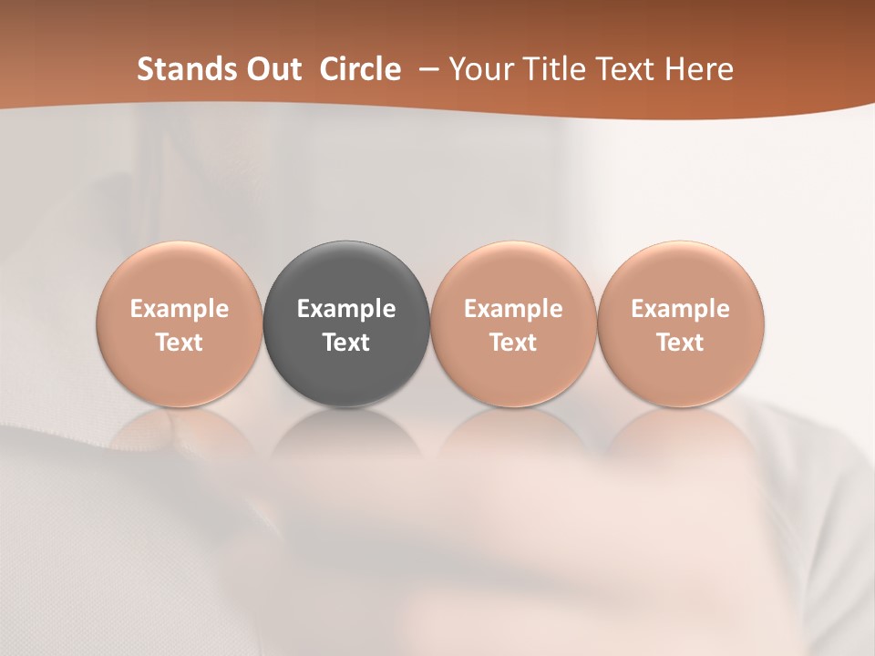 Man Holding Camera Phone PowerPoint Template