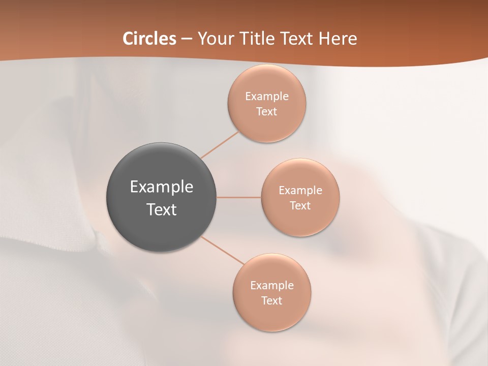 Man Holding Camera Phone PowerPoint Template