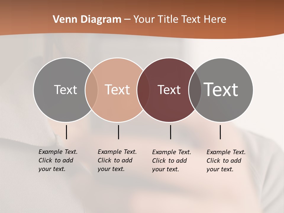 Man Holding Camera Phone PowerPoint Template