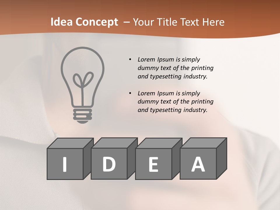 Man Holding Camera Phone PowerPoint Template