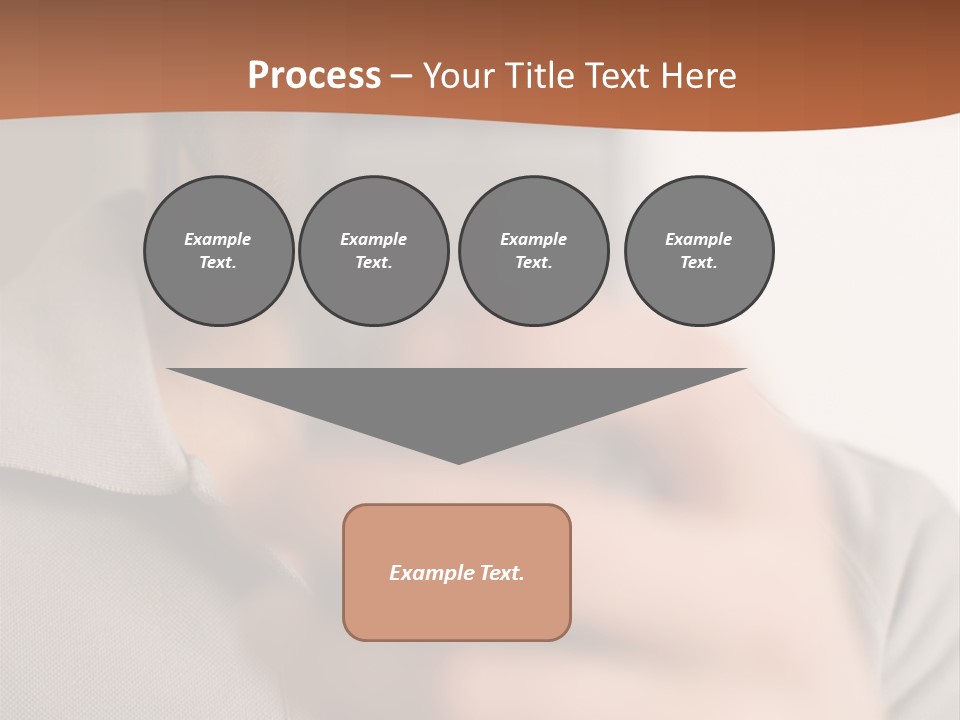 Man Holding Camera Phone PowerPoint Template
