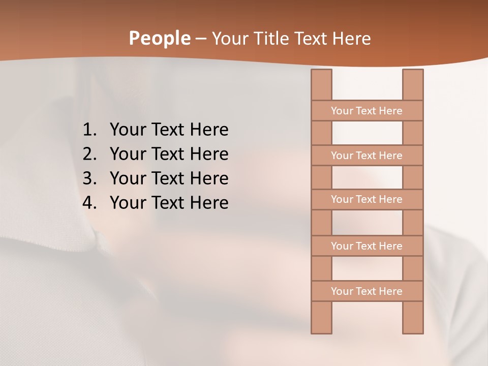 Man Holding Camera Phone PowerPoint Template