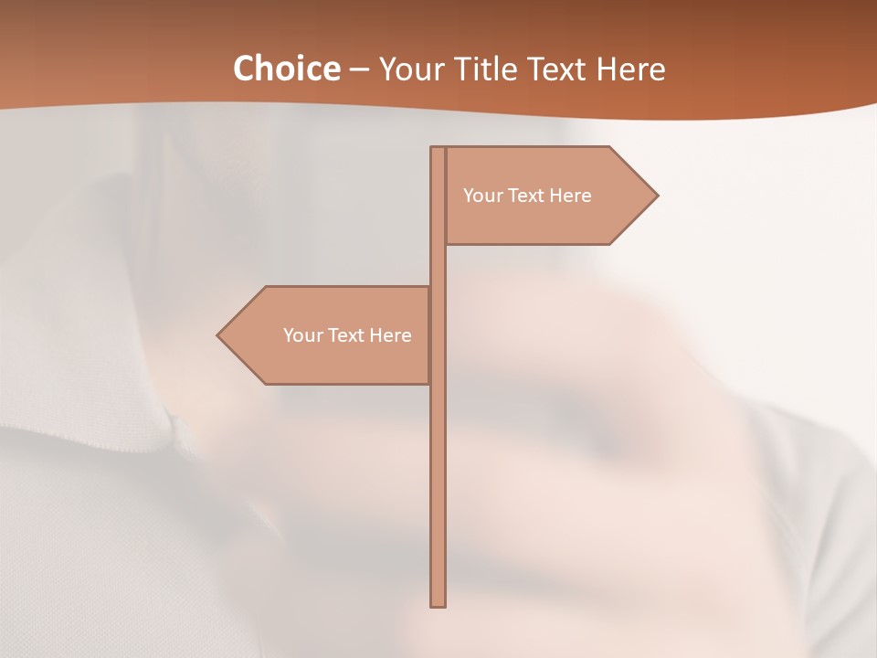Man Holding Camera Phone PowerPoint Template