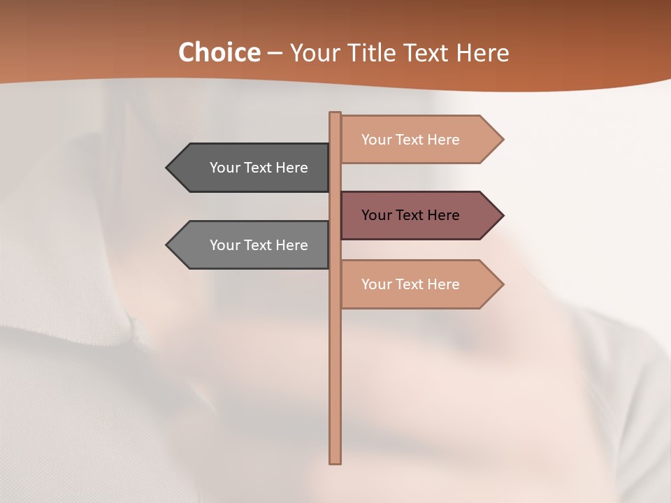 Man Holding Camera Phone PowerPoint Template