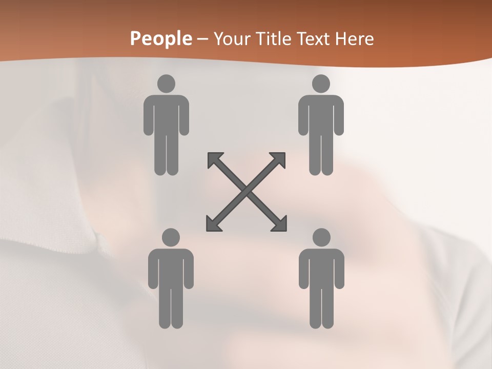 Man Holding Camera Phone PowerPoint Template