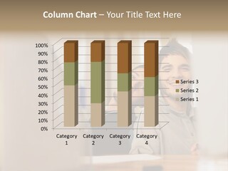 Happy Male Colleagues PowerPoint Template