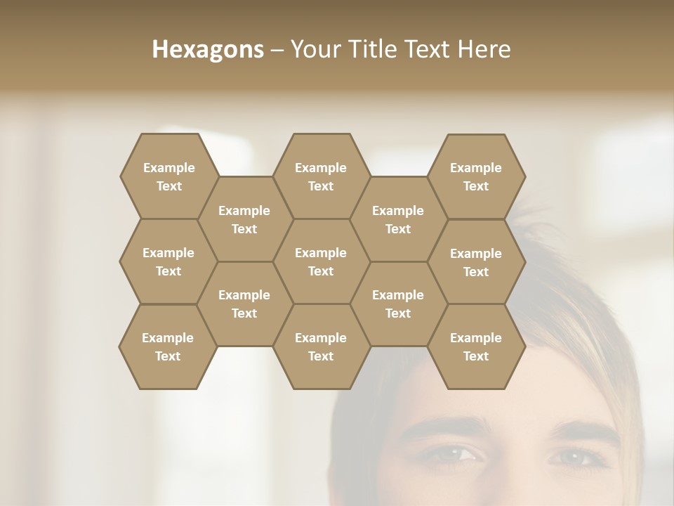 Man With Funky Hairstyle PowerPoint Template