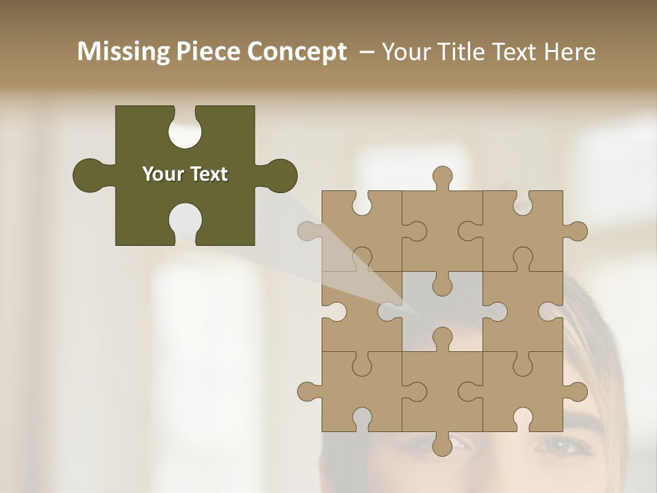 Man With Funky Hairstyle PowerPoint Template