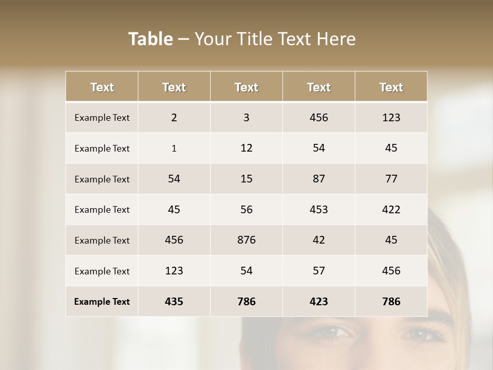 Man With Funky Hairstyle PowerPoint Template