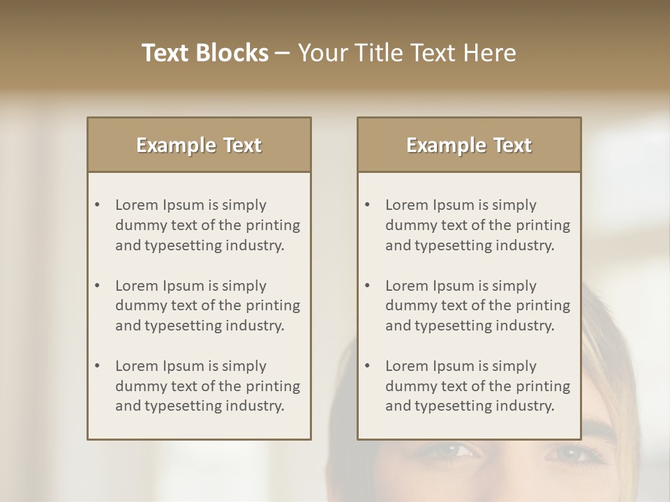 Man With Funky Hairstyle PowerPoint Template
