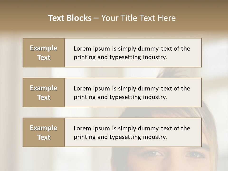 Man With Funky Hairstyle PowerPoint Template
