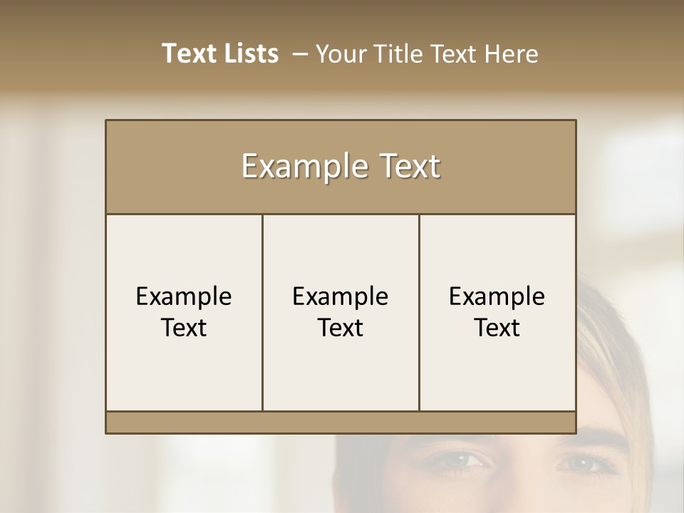 Man With Funky Hairstyle PowerPoint Template