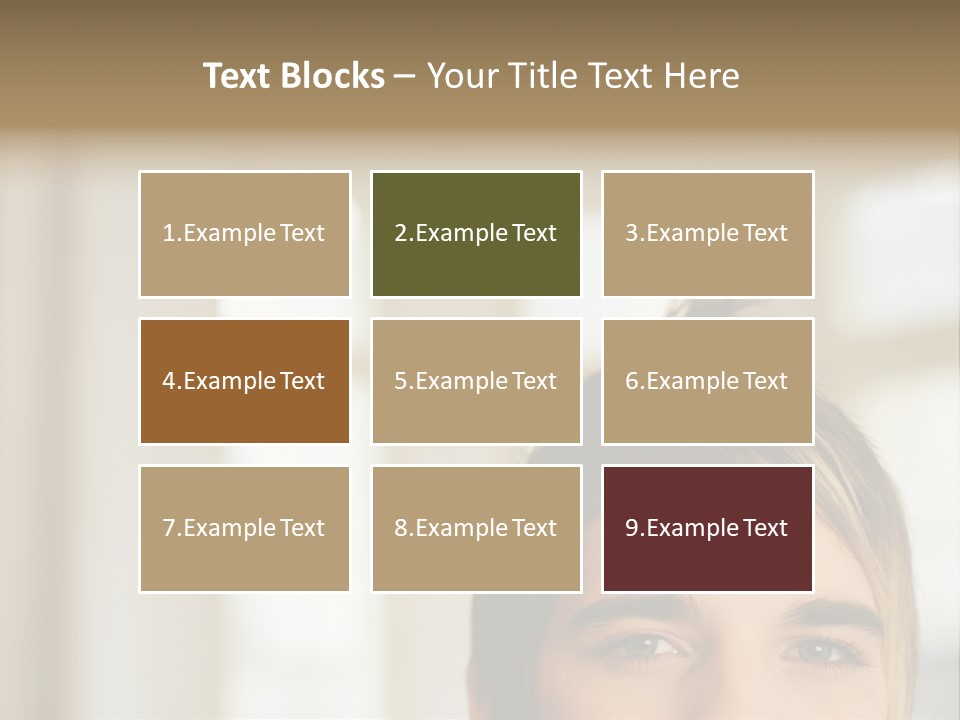 Man With Funky Hairstyle PowerPoint Template