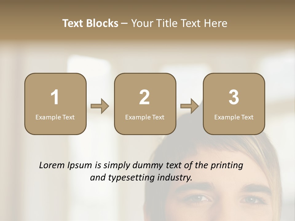 Man With Funky Hairstyle PowerPoint Template