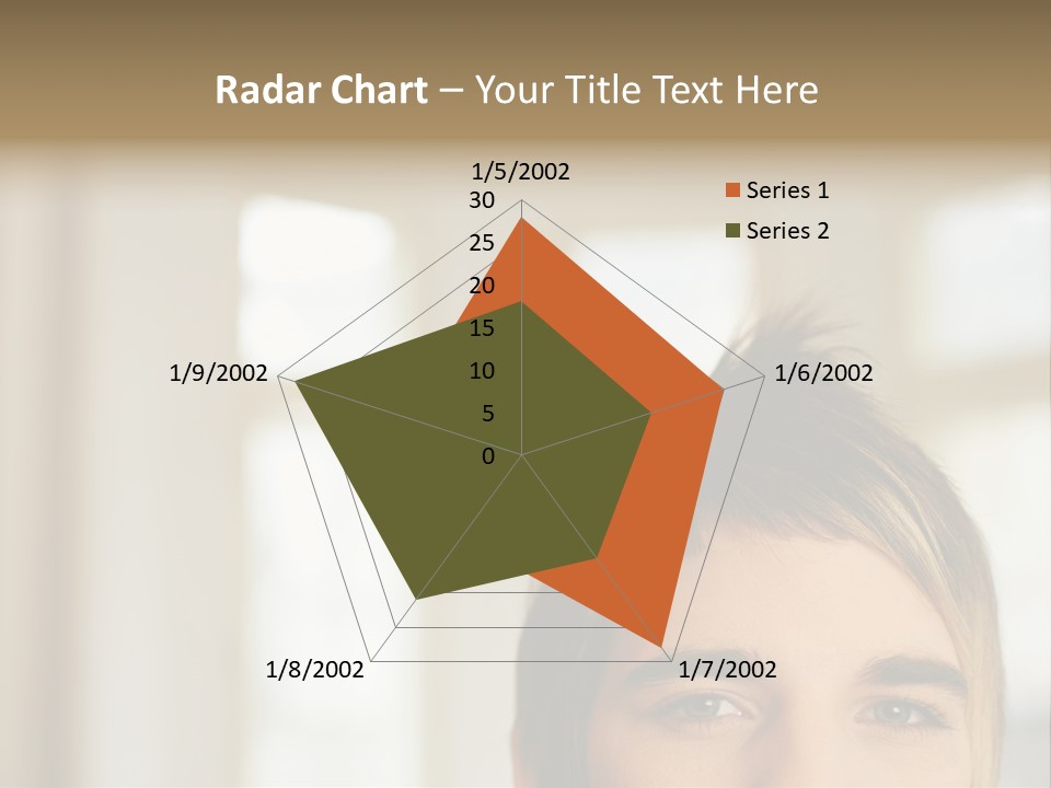 Man With Funky Hairstyle PowerPoint Template