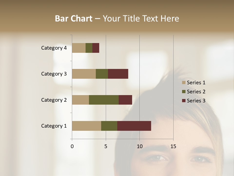 Man With Funky Hairstyle PowerPoint Template