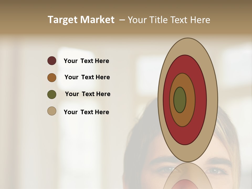 Man With Funky Hairstyle PowerPoint Template