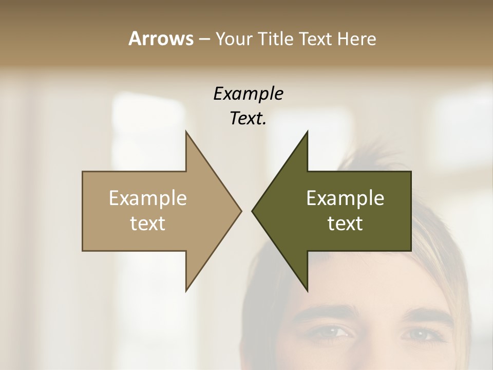 Man With Funky Hairstyle PowerPoint Template