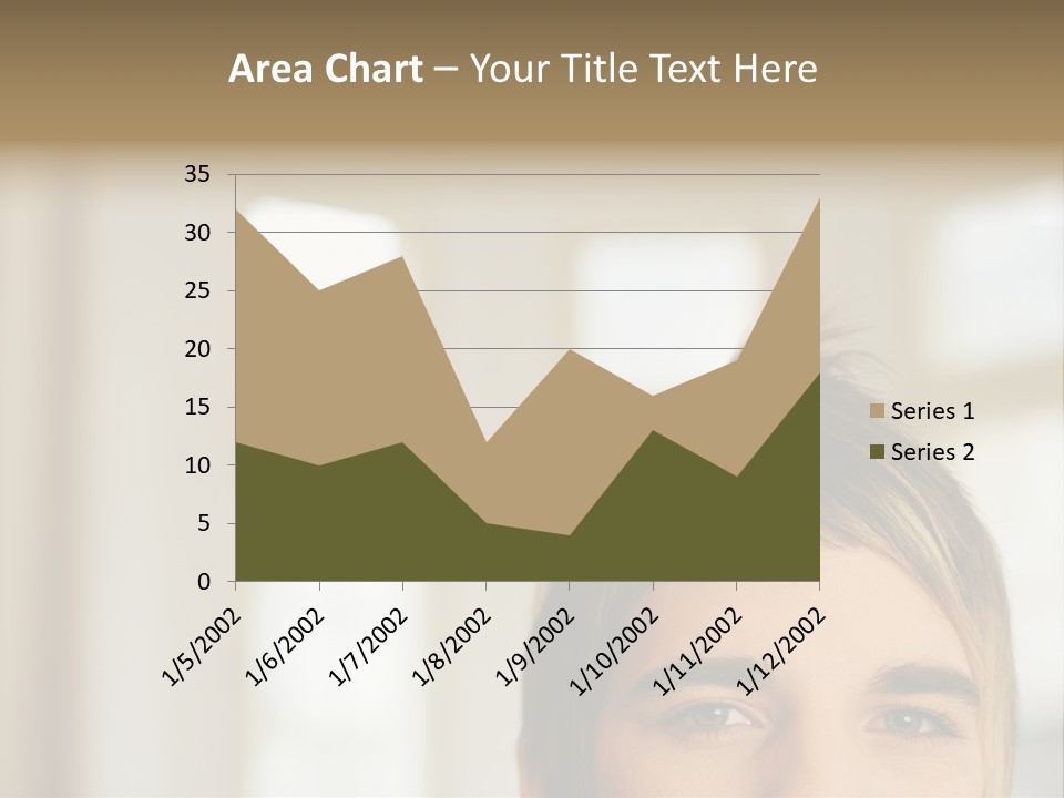 Man With Funky Hairstyle PowerPoint Template