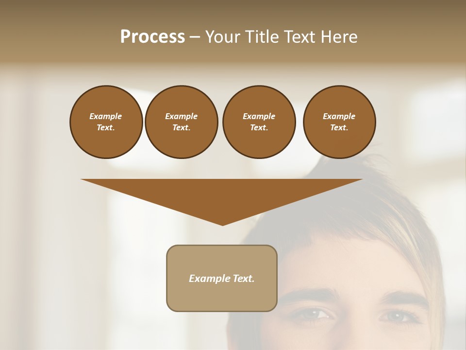 Man With Funky Hairstyle PowerPoint Template