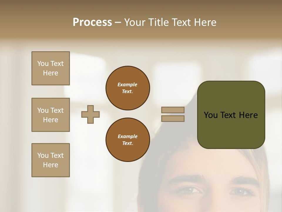 Man With Funky Hairstyle PowerPoint Template