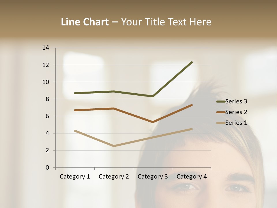 Man With Funky Hairstyle PowerPoint Template