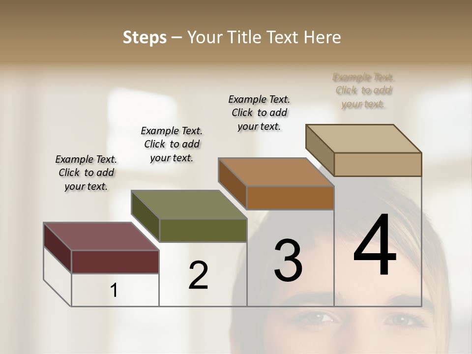 Man With Funky Hairstyle PowerPoint Template