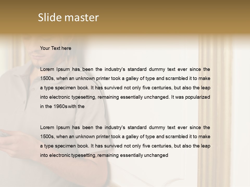 Royaltyfreephoto Ornate Greycolour PowerPoint Template