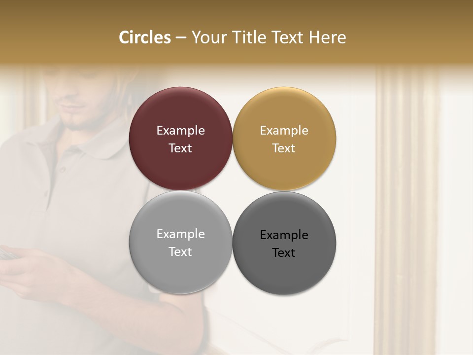 Royaltyfreephoto Ornate Greycolour PowerPoint Template