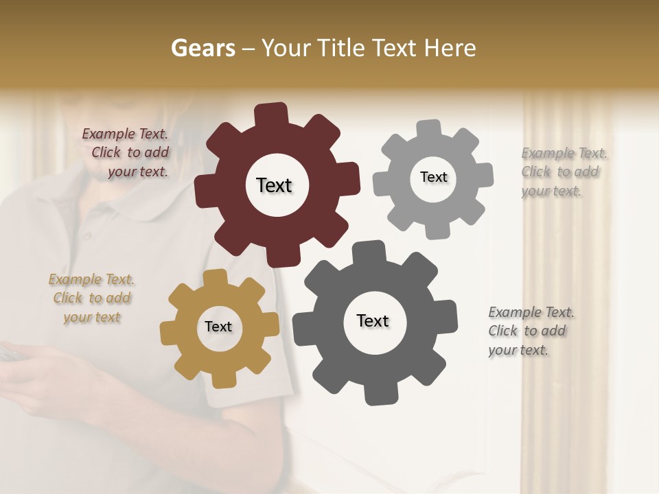 Royaltyfreephoto Ornate Greycolour PowerPoint Template