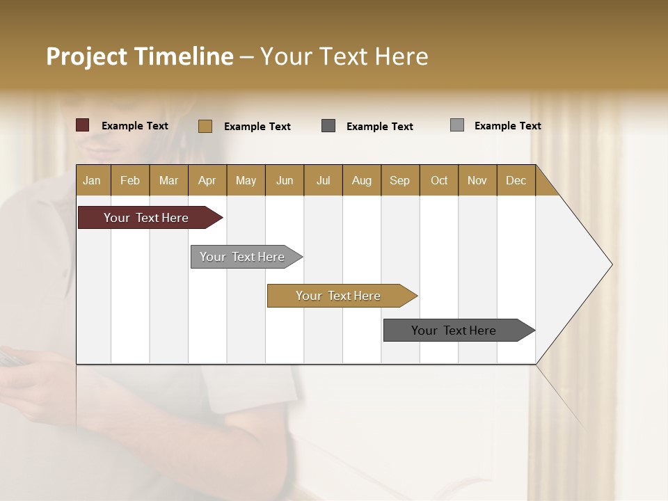 Royaltyfreephoto Ornate Greycolour PowerPoint Template