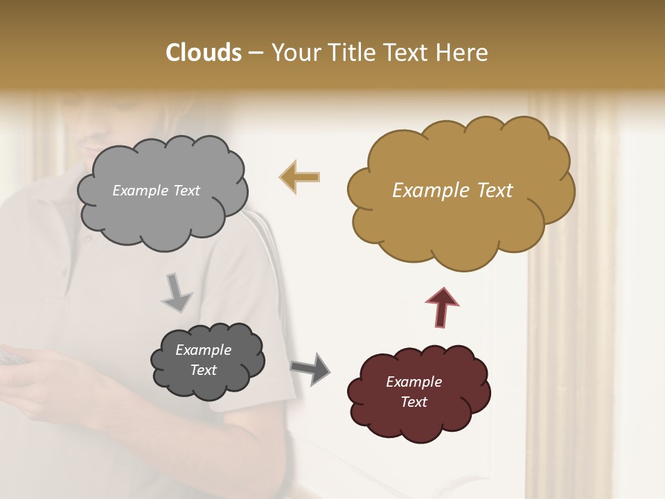 Royaltyfreephoto Ornate Greycolour PowerPoint Template