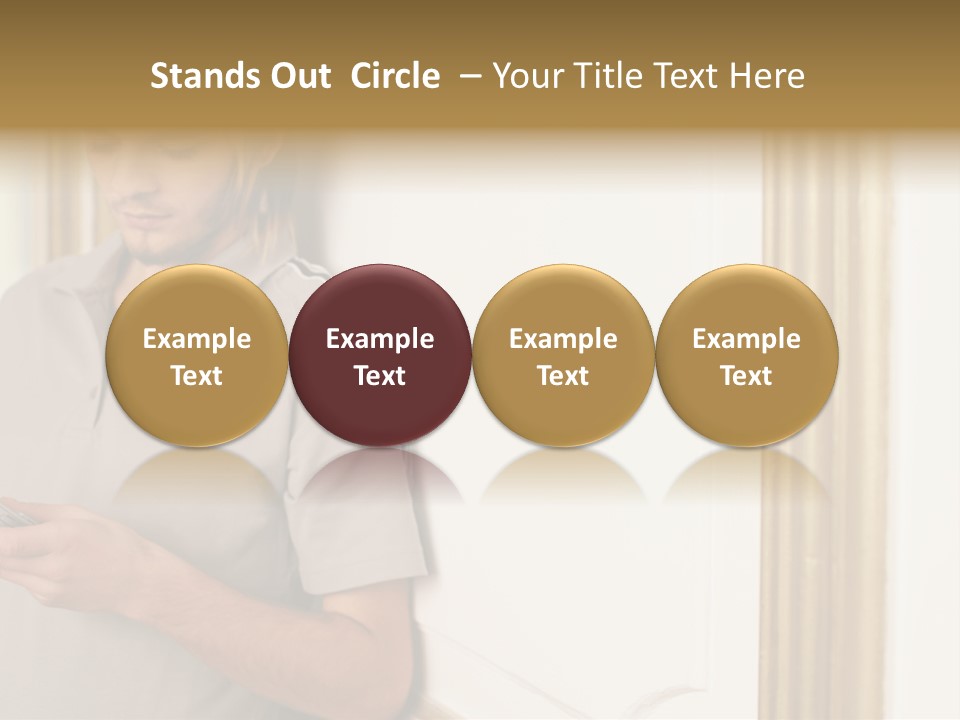 Royaltyfreephoto Ornate Greycolour PowerPoint Template