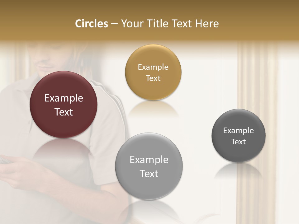 Royaltyfreephoto Ornate Greycolour PowerPoint Template