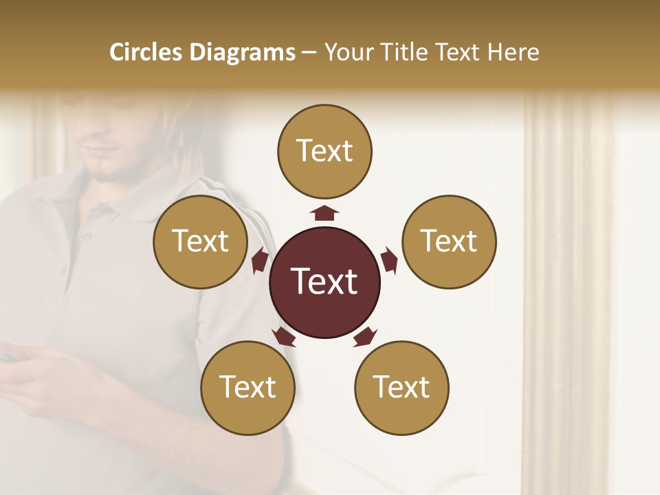 Royaltyfreephoto Ornate Greycolour PowerPoint Template