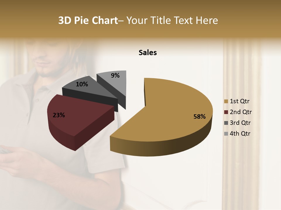 Royaltyfreephoto Ornate Greycolour PowerPoint Template